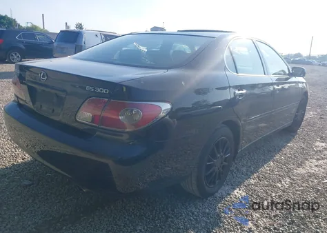 2003 Lexus Es 300 z USA, uszkodzony, nr VIN JTHBF30G330104474